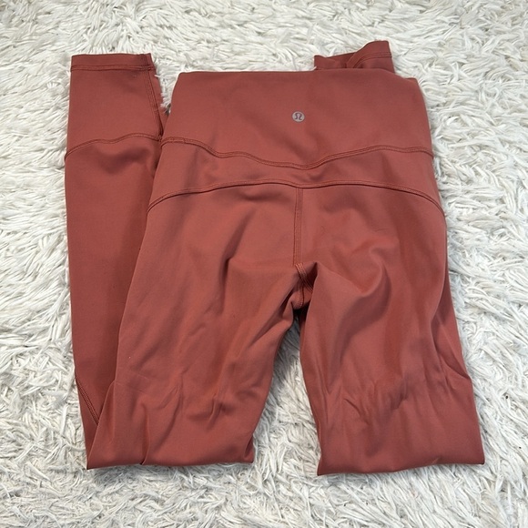 Lululemon In Movement 7/8 Tight *Everlux 25" Red Bronzer - Picture 4 of 5